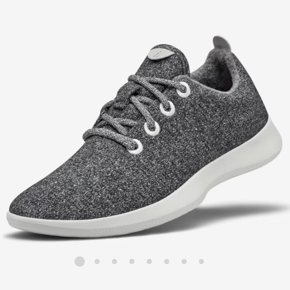 ALLBIRDS Grey Wool Runner Sneakers Sz 9